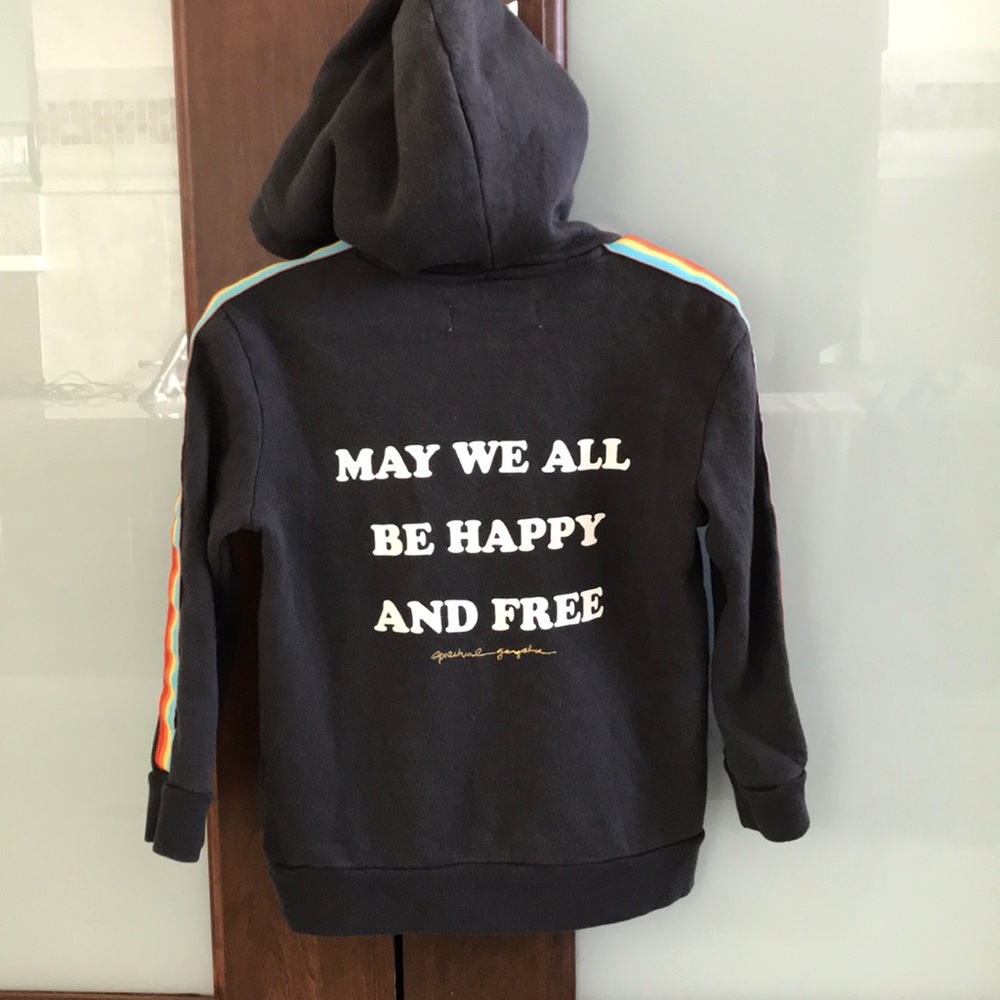 BNWT Spiritual Gangster Rainbow Pullover Hoodie